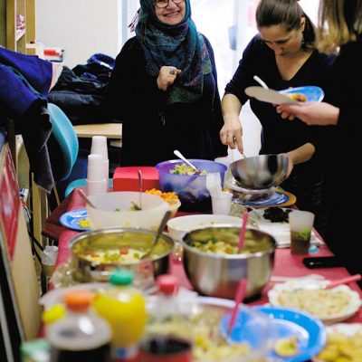 soirée de noël terre d'ancrages - demandeurs d'asile