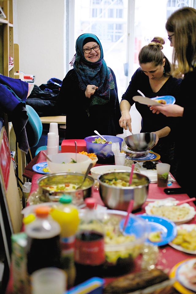 soirée de noël terre d'ancrages - demandeurs d'asile