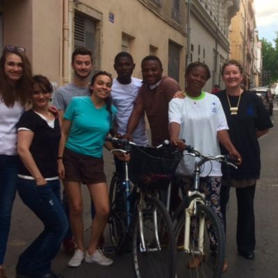 Une partie de l'équipe de Terre d'Ancrages